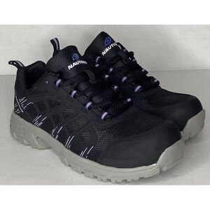 Nautilus N1950 Women's 9b Black steel toe work sneakers - New